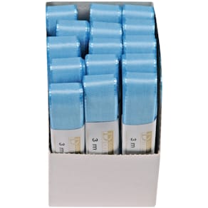 Taftband Goldina Basic, 25 mm x 3 m, hellblau