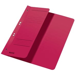 Ösenhefter Leitz, halber Vorderdeckel, A4, rot
