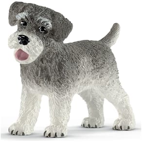 Spielzeugfigur SCHLEICH Zwergschnauzer, 5,5 x 2,7 x 3,8 cm
