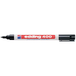 Permanent marker Edding 400, zwart