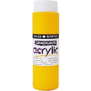 Akrylfärg Klargul 500 ml DALER-ROWNEY