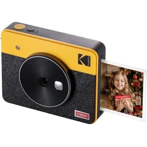 Kodak Mini Shot 3 Retro Instant Camera, Black/Yellow