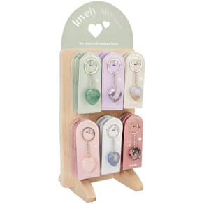 Schlüsselanhänger CRYSTALS Lovely Stones, sortiert