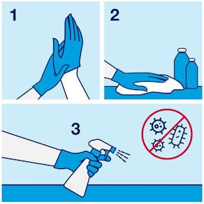 Rengöringsduk TORK Precision Handy 4/fp