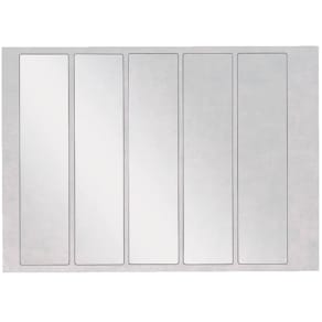 Schutzetikett Leitz Orgacolor Plus, 46 x 195 mm, 500 Stück, farbl