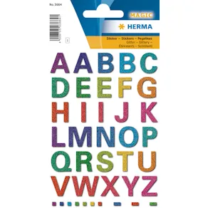 Herma stickers Magic bokstäver glitter (1)