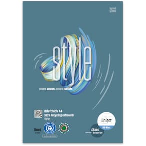 Briefblock STAUFEN STYLE, A4, 50 Blatt, liniert
