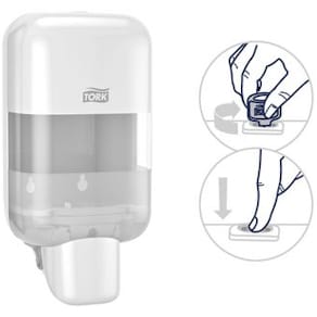 Dispenser TORK skum/flyt S5 mini hvit