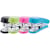 farbig sortiert (je 3x schwarz/blau/green/pink)