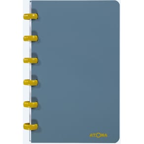 Schrift Atoma Terra, A6, 120 bladzijden, geruit 5 mm, assorti