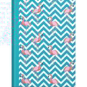 Notizbuch RNK Flamingo, blau, DIN A5, dotted, 96 Blatt, Hardcover