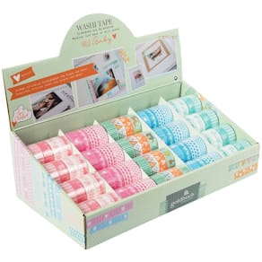 Klebefilm GOLDBUCH Washi Tape, 4 Rollen, sortiert