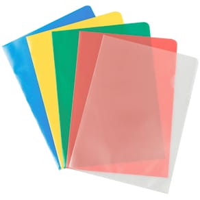 Mapp A4 PP 0,145 sorterade färger 25/fp