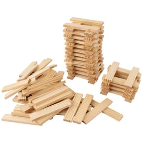 Byggklossar trä 12x2,5x0,8 cm 1000st