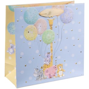 Geschenktragetasche TURNOWSKY Balloon Party, 180x180x80 mm