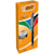 Bläckkulpenna BIC 4 Colours Grip Pro, 12st