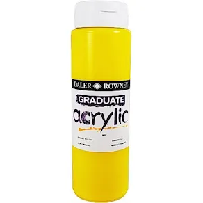 Akrylfärg Primärgul 500 ml DALER- ROWNEY