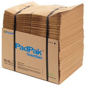 Støddæmpende papir PadPak Guardian 70/70g 2-lag 380x180m palle 24