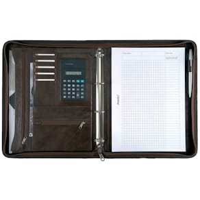 Ringbuchmappe ALASSIO MASSA, A4, braun