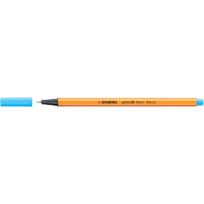 Feinliner STABILO point 88 EF, 0,4 mm, neonblau