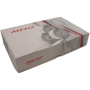 Meto etiket perm 29x28 hvid (30rl/700)