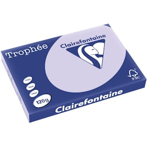 Gekleurd papier Clairefontaine Trophée Pastel, A3, 120 g, 250 vel
