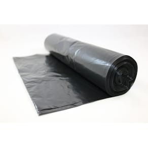 Plastsäck LD R100% 60L 40my svart 25/rl
