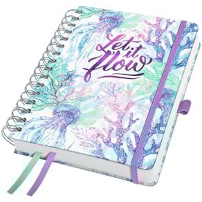 Spiralbuchkalender Sigel Jolie Underwater Miracles, A5, 2026, lla