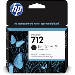 Inktcartridge HP 712, 80 ml, OEM 3ED71A, zwart