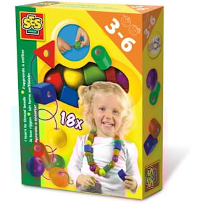 Bastelset SES Creative Ich lerne auffädeln