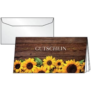 Gutscheinkarten Sigel Sunfield, 10 Stück