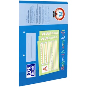 Anfängerheft Oxford SL, A4 quer, 16 Blatt