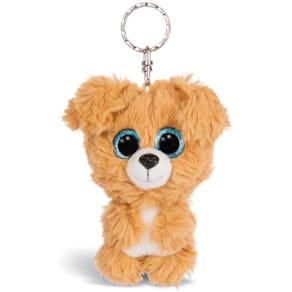 Schlüsselanhänger NICI GLUBSCHIS Hund Lollidog, braun/weiß