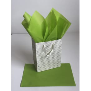 Silkepapir grøn 17 g/m², 500 x 750 mm, 480 ark