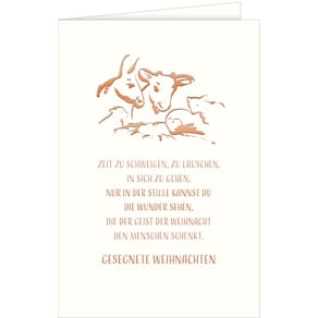 Weihnachtskarte HANRA heilig