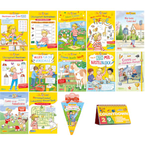 Beschäftigungsbuch Set CARLSEN Conni zum Schulstart, sortiert
