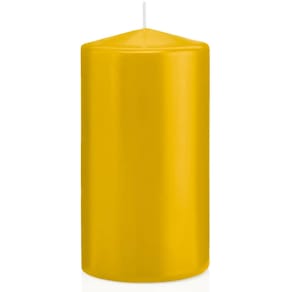 Stumpenkerze dotter, 80 x 150 mm, Brenndauer 55 Std., in Cello