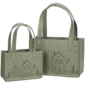 Geschenktasche POSIWIO Häuser, 2er