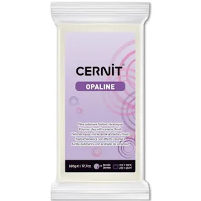 Cernit Opaline 010 Vit 500 gram