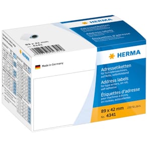 Adressetiketten HERMA, 89 x 42 mm