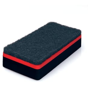 Reinigungsschwamm Sigel, magnetisch, schwarz