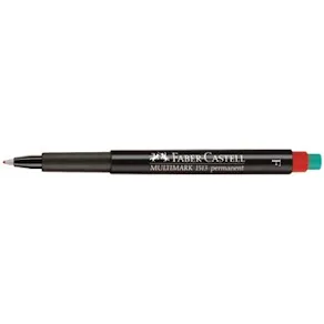 OH-Penna/Märkpenna Faber Castell Röd, fine