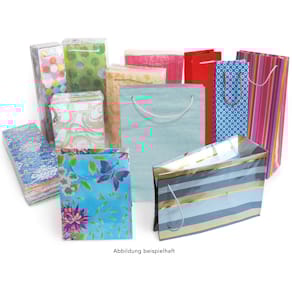 Geschenktragetasche, sortiert, 16x22x8 cm