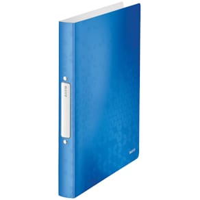 Ringmap Leitz WOW, uit PP, ft A4, blauw