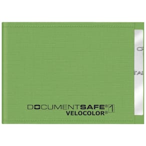 Kreditkartenetui VELOCOLOR Document Safe, grün