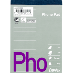 Bantex stitched pad a6