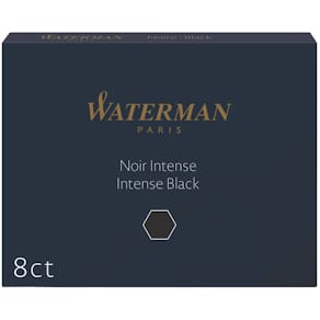 Tintenpatrone Waterman Standard Großraum, 8 St., schwarz