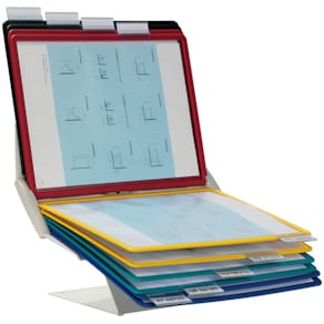 Sichttafelsystem Durable VARIO PRO 10, 10-tlg., schwarz