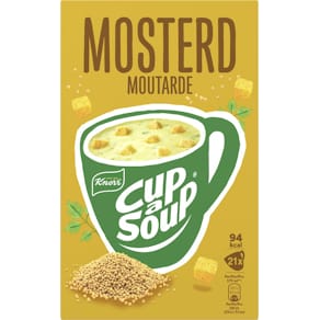 Instantsoep Knorr Cup-a-Soup, mosterd, pak van 21 zakjes