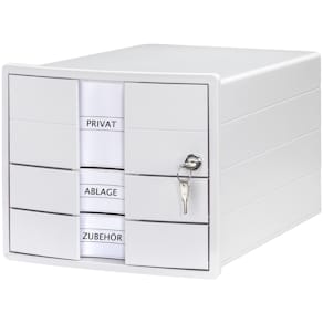 Schubladenbox HAN IMPULS, 3 Schubladen, weiß